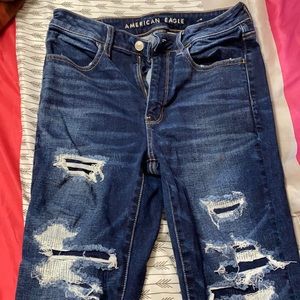 American eagle upper high rise jegging jeans
